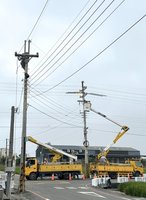 颱風橫掃台中停電一度逾2萬戶 仍有300餘戶待修