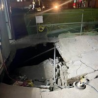 竹北又現坍塌 新竹縣府要求建商搶險、穩固路基