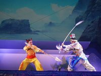 庄頭劇場前進南投  埔里地母廟前演出哪吒鬧龍宮