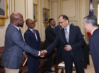 游錫堃接見拉美及加勒比海訪團 加強國會外交互動