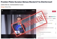 印尼網傳佐科威說中文影片 官方澄清AI製成籲勿轉傳