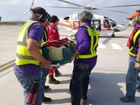 澎湖老婦病況危急  救護直升機協助後送高雄