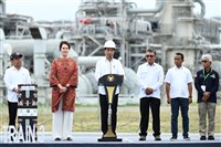 印尼首個碳封存計畫 總統佐科威主持動土儀式