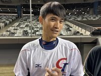 亞錦賽台灣隊林承飛鎮守游擊 向學弟林靖凱學習