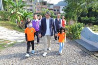 基隆瑪陵國小通學步道啟用  市府盼打造步行城市