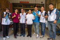 拚戰南投立委 蔡培慧、游顥搶攻票倉南投市拜票