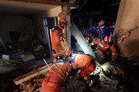 甘肅強震逾百死 林右昌：台灣搜救隊整備隨時可出發