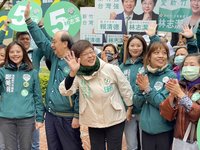 新竹縣市及苗栗立委號次抽籤 支持者助陣喊口號博好彩頭