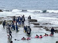 小琉球湧現跨年旅客  業者：海水溫暖適合浮潛