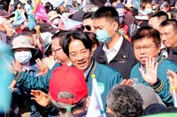 桃園參香祈福  賴清德：台灣已走在正確道路上