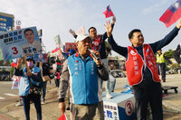 國民黨台南路口同步拜票 5日花園夜市辦造勢