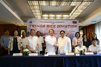 台灣捐1000噸白米 緩解菲律賓貧困災民困境
