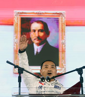 台中造勢  侯友宜宣誓：我必鐵面無私捍衛中華民國