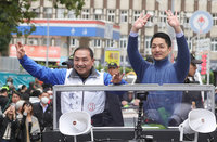 侯友宜回防北台灣 與蔣萬安車掃籲集中選票