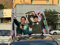 竹縣2選區立委選情三腳督 選戰倒數衝刺拜票