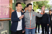 蔣萬安陪同投票 趙少康：心情輕鬆、有信心