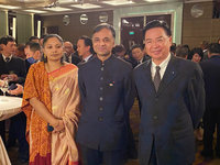 印度駐台代表：見證台灣選舉成就 印台因民主而團結