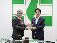 民進黨華府最重要代言人彭光理將榮退  賴清德頒獎章