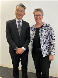 台美駐墨爾本代表會晤 美使館罕分享合照