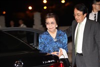 安倍母與蔡總統同場聽音樂會 互動熱絡