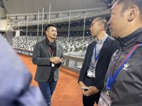 姜建銘探班讀賣巨人練球 受邀開球找回初心