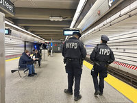 紐約地鐵淪治安死角  國民兵與州警進駐巡邏