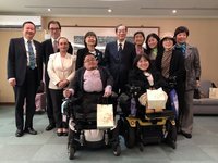 黃榮村與身障團體座談 重視應考、錄取訓練權益