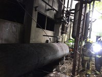 基隆廢棄廠房氨氣外洩 暫無民眾不適