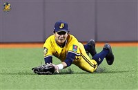 岳政華守備將功折罪  在大巨蛋飛撲接下關鍵分