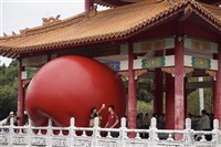 紅球陸續現身台南10景點 市府估每日湧近4000人次