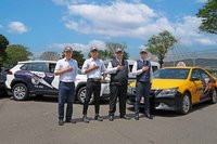 上百輛計程車化身媽祖守護車 搭乘可獲祈福禮