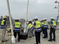 花蓮強震  新北新月橋吊索鬆脫封閉檢測