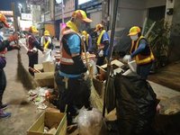 大甲媽起駕 中市環保志工清出16.65公噸垃圾