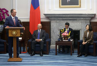 澳議員見蔡總統  談與台灣站在一起、確保維持現狀