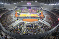 T1前進台北大巨蛋 球迷讚嘆聲光效果超棒