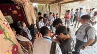 台中惠文高中師生訪印度 前進難民營當志工