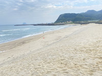 鴻海認養萬里600公尺白沙海灘 員工眷屬投入淨灘