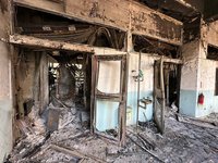 花蓮地震東華大學理工學院一館燒毀 殘留化學物清除耗時