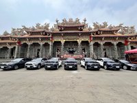 林口竹林山觀音寺捐7輛警車 助警察護治安