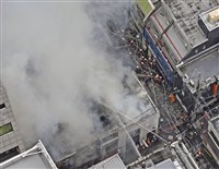 日本北九州市鬧區火警 附近商家無奈：又來了