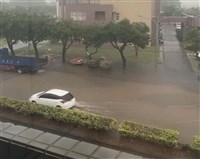 嘉義縣下午強降雨 5區域一度積水