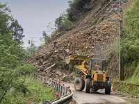 宜蘭台7甲線南山村路段坍方  公路局搶修