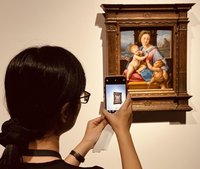 從拉斐爾到梵谷開展 學童穿梭400年西洋繪畫史精華