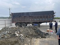 嘉義檢警環聯手破獲假整地真濫倒集團 逮6人法辦