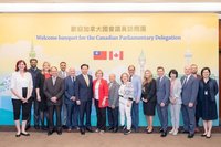 吳釗燮款宴加拿大國會議員訪團  感謝挺台參與國際