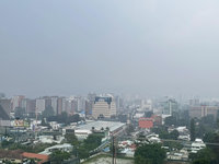 森林火災釀空污  瓜地馬拉市PM2.5濃度超標41倍