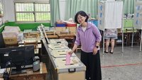 民進黨縣市主委選舉投票  蘇巧慧：讓新北更進步