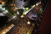 民團抗議立院集會遭刁難舞台無法架過夜 北市警：考量民眾洽公權益