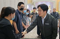 竹市2勇消殉職 賴總統赴靈堂上香致哀