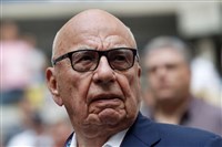 93歲媒體大亨梅鐸梅開五度 迎娶67歲朱可娃